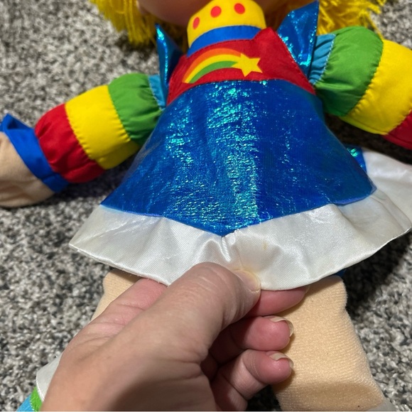 Rainbow Brite Large 18" Doll Mattel Hallmark Bright Color Toy Yarn Hair Note - Picture 2 of 11